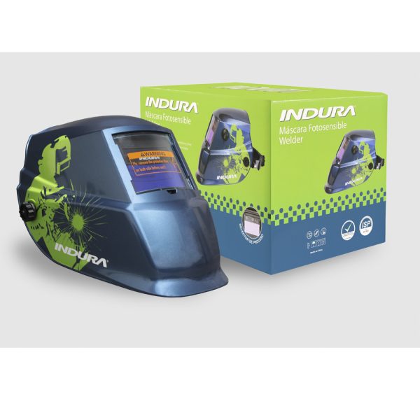 MASCARA DE SOLDAR INDURA FOTOSENSIBLE WELDER - Imagen 2