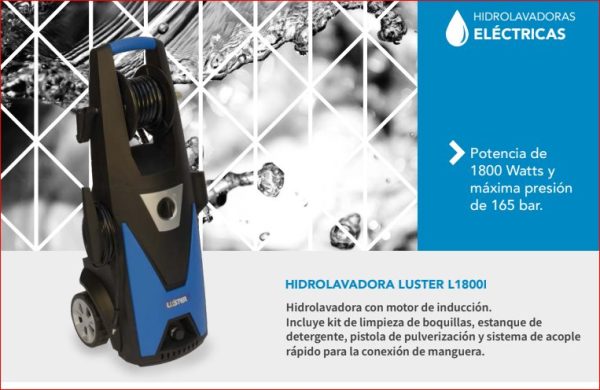 Hidrolavadora Eléctrica LUSTER L1800I - Imagen 3
