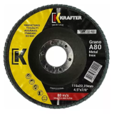 DISCO FLAP KRAFTER GRANO A80 METAL INOX