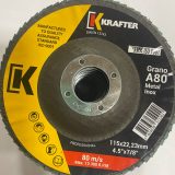 DISCO FLAP KRAFTER GRANO A80 METAL INOX - Imagen 3