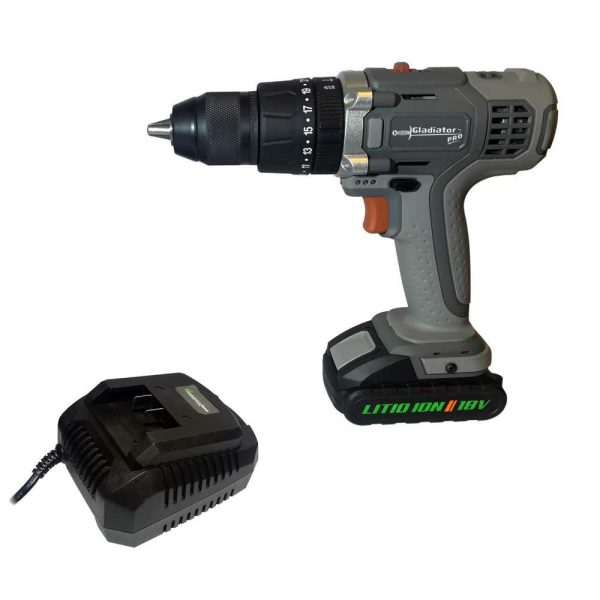 Taladro Atornillador Percutor Inalámbrico 13MM 18V + Batería 18V - Imagen 3