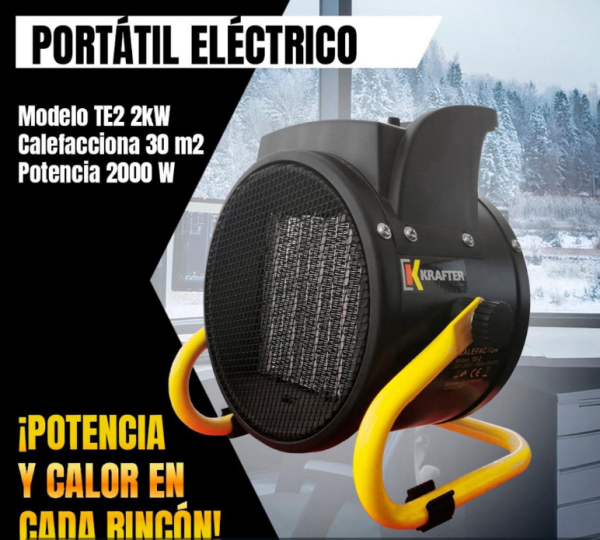 Turbo Calefactor Eléctrico TE2 2kW - Imagen 3